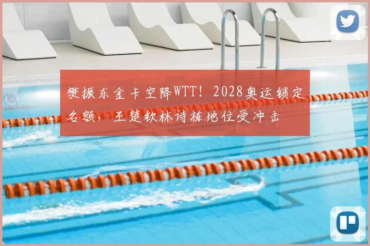 樊振东金卡空降WTT!2028奥运锁定名额,王楚钦林诗栋地位受冲击