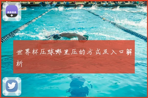 世界杯压球哪里压的方式及入口解析