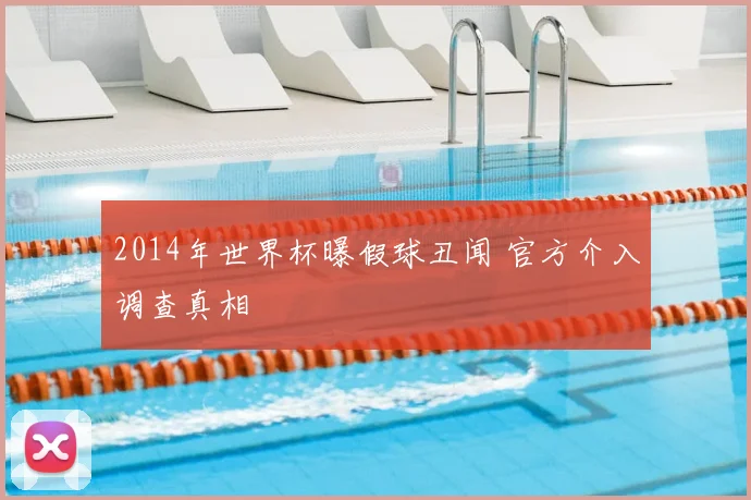 2014年世界杯曝假球丑闻 官方介入调查真相